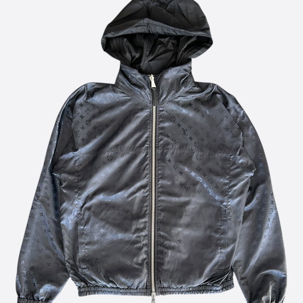 Louis Vuitton Black Monogram Reversible Windbreaker